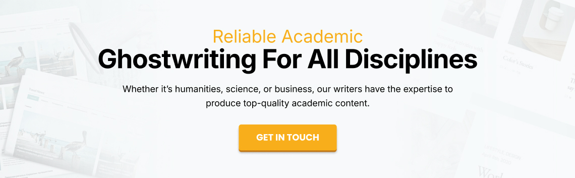 Academic Ghostwriting