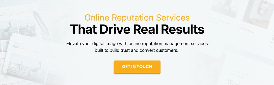 online reputation management 