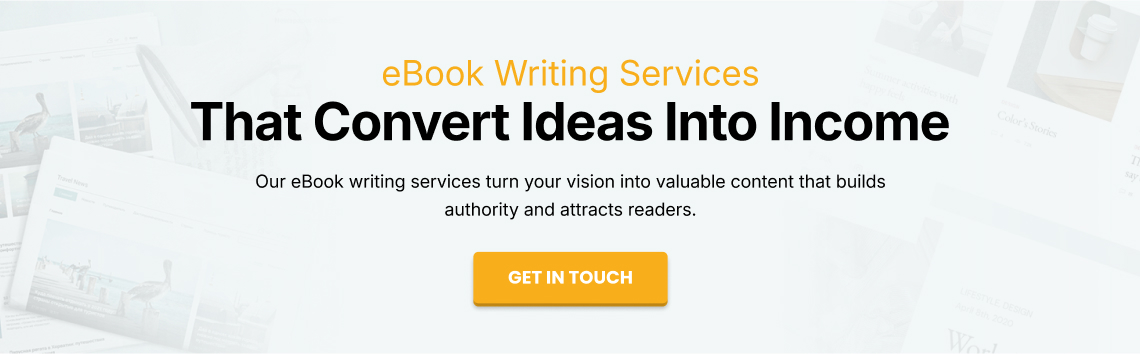 eBook writing services
